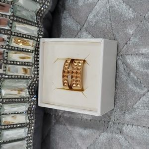 Atelier Swarovski gold ring